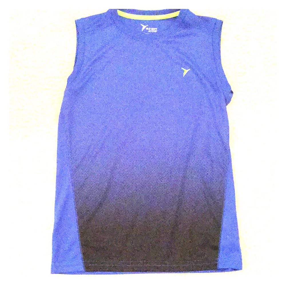 Boys (M)(8)old navy active blue tank top